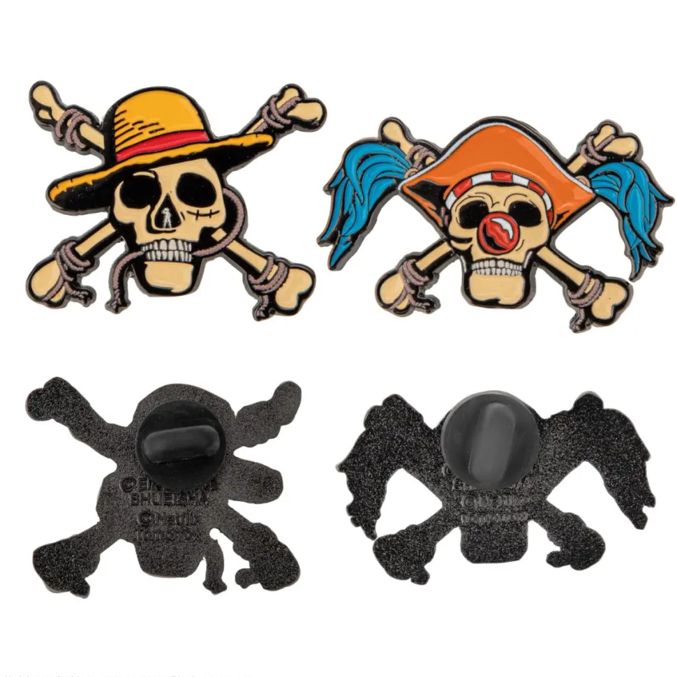 One Piece (2023) - Monkey D. Luffy & Buggy the Clown Enamel Pin 2-Pack