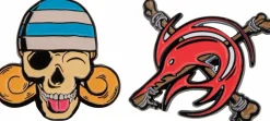 One Piece (2023) - Nami & Arlong Pirates logo Enamel Pin 2-Pack