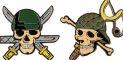 One Piece (2023) - Roronoa Zoro & Usopp Enamel Pin 2-Pack