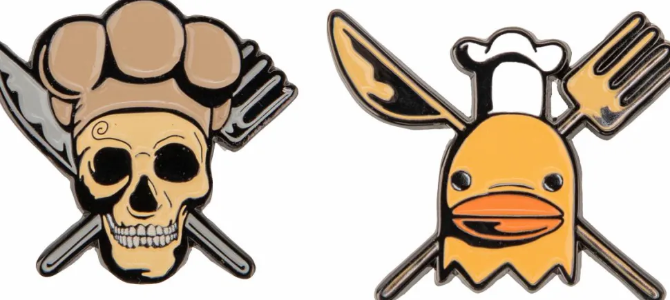 One Piece (2023) - Sanji & Zeff Enamel Pin 2-Pack