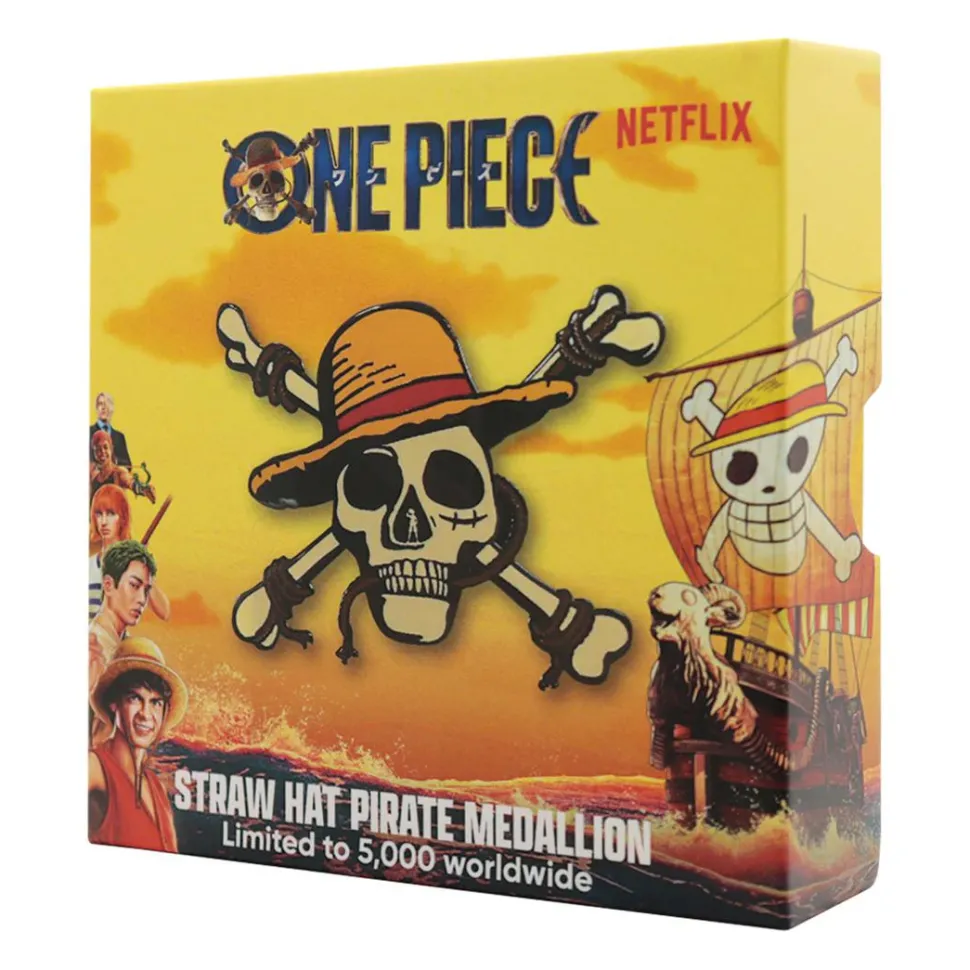 One Piece (2023) - Straw Hat Pirate Jolly Roger Limited Edition Medallion
