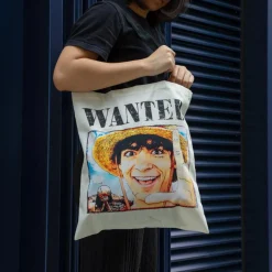 One Piece (2023) - Wanted Poster Monkey D. Luffy 16" Tote Bag
