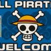 One Piece - All Pirates Welcome Doormat
