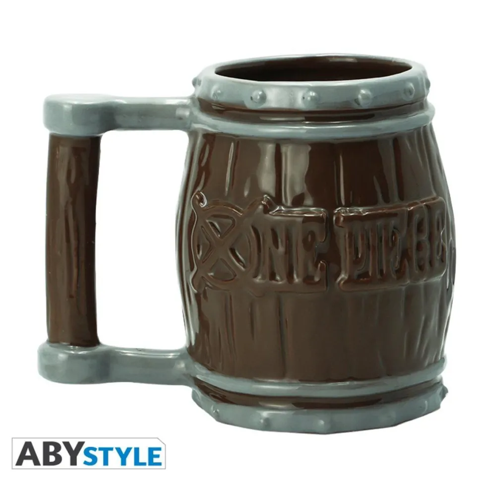 One Piece - Barrel 3D Sculpted Ceramic Mug