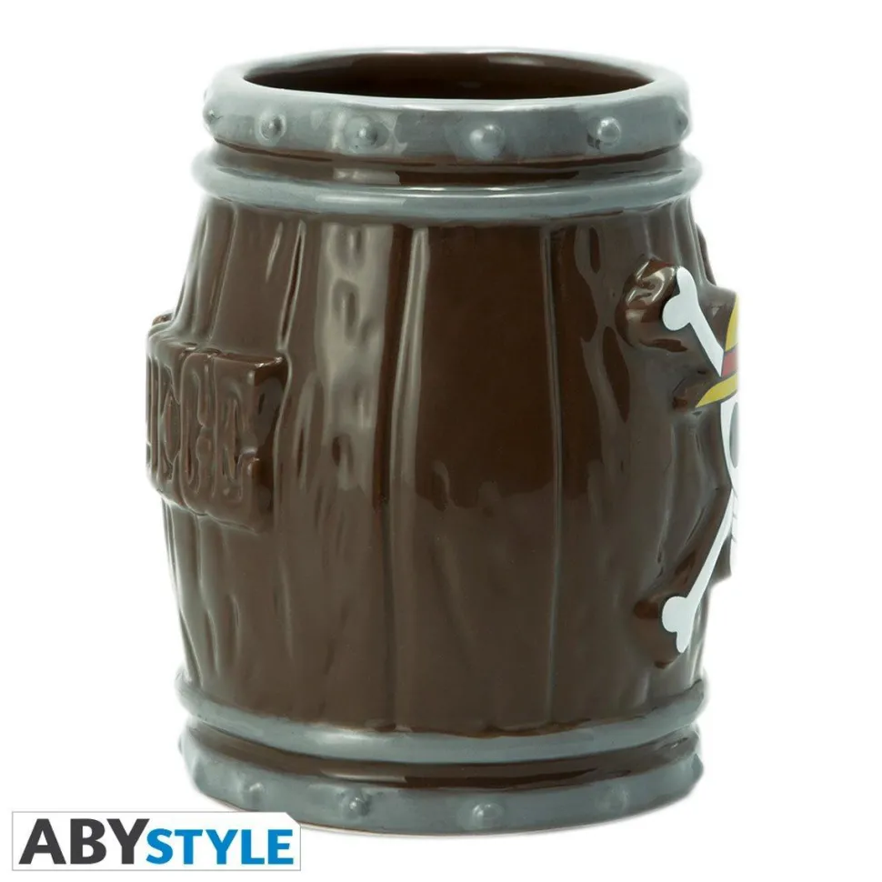 One Piece - Barrel 3D Sculpted Ceramic Mug