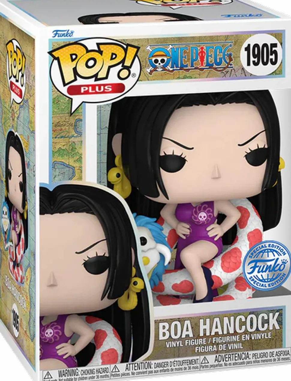 One Piece - Boa Hancock Pop! Plus Vinyl Figure in Acrylic Pop! Protector (Popcultcha Exclusive)
