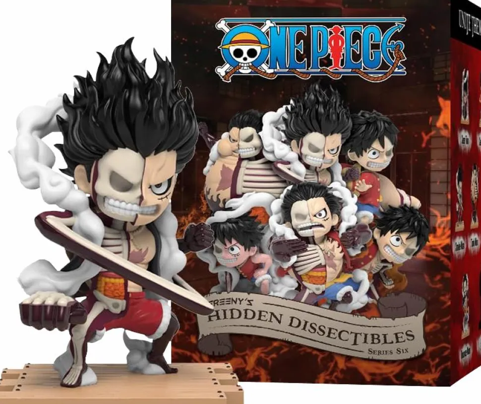 One Piece - Freeny's Hidden Dissectibles Series 06 Luffy's Gears Edition Blind Box Vinyl Figure (Display of 6)