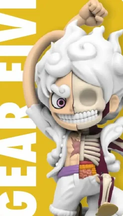 One Piece - Freeny's Hidden Dissectibles Series 06 Luffy's Gears Edition Blind Box Vinyl Figure (Display of 6)