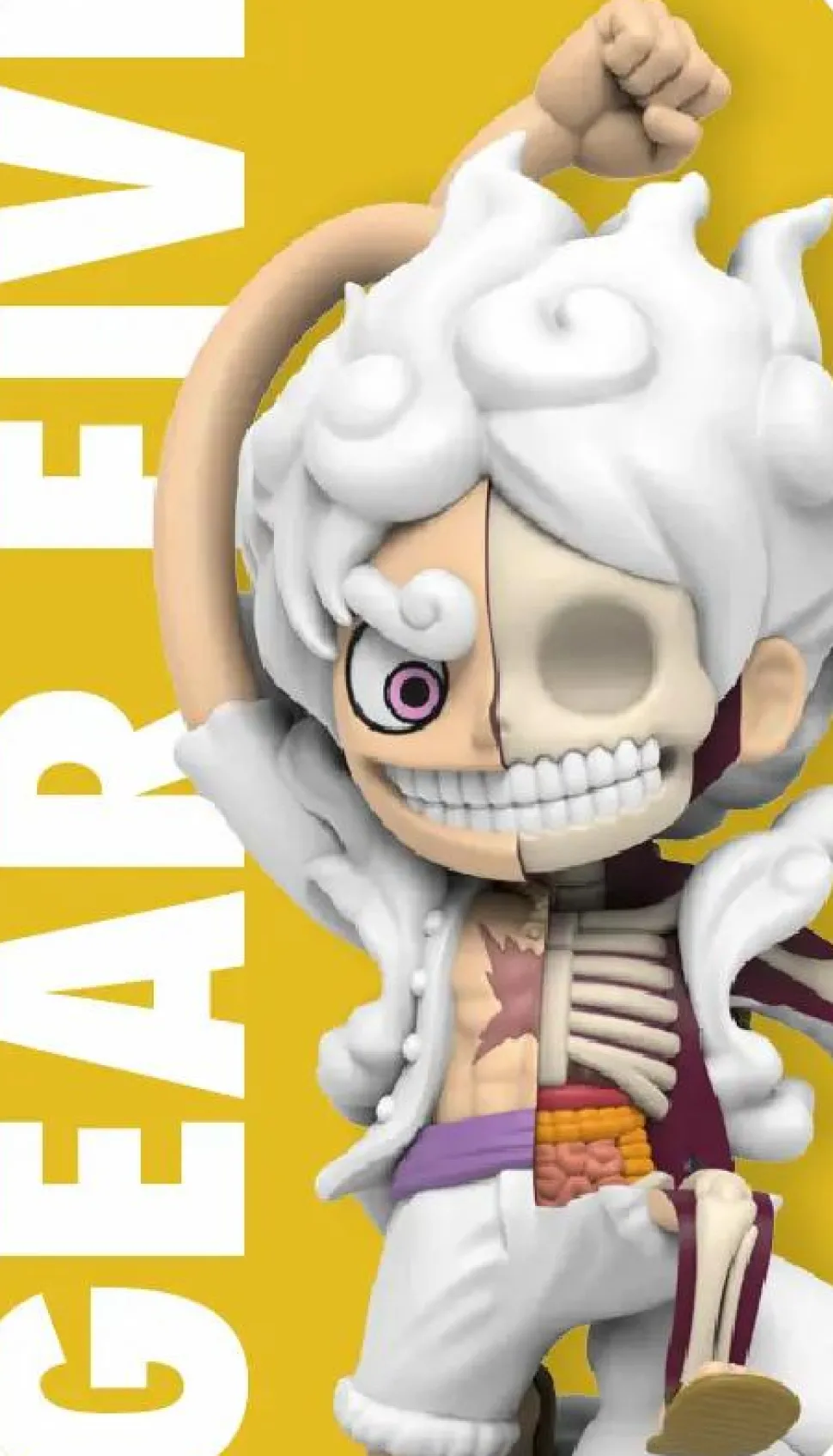 One Piece - Freeny's Hidden Dissectibles Series 06 Luffy's Gears Edition Blind Box Vinyl Figure (Display of 6)