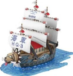 One Piece - Garp's Marine Ship Grand Ship Collection Scaled Replica Model Kit