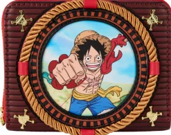 One Piece - Luffy 4" Faux Leather Zip-Around Wallet