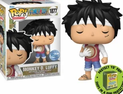 One Piece - Monkey D. Luffy (Marineford Memorial) Pop! Vinyl Figure in Acrylic Pop! Protector (Popcultcha Exclusive)