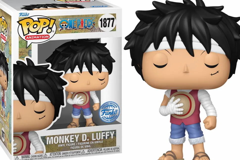 One Piece - Monkey D. Luffy (Marineford Memorial) Mystery Box (Includes Luffy & 3 Exclusive Pop! Vinyl Figures)