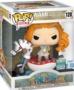 One Piece - Nami with White Hobby Horse Pop! Rides Vinyl Figure (2025 Wondrous Convention Exclusive) (Popcultcha Exclusive)