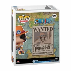 One Piece - Portgas D. Ace Wanted Poster Pop! Cover Vinyl Figure