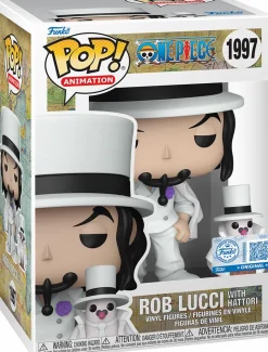 One Piece - Rob Lucci with Hattori Pop! Vinyl Figure