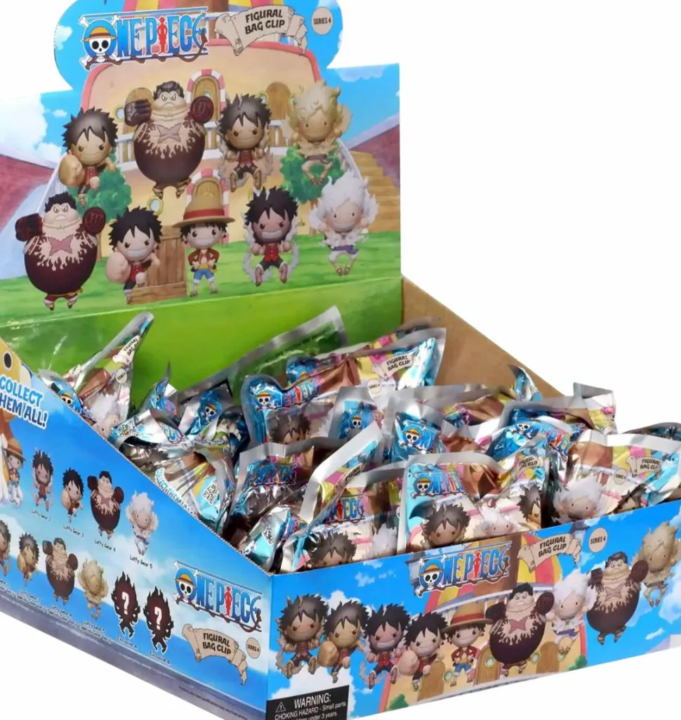 One Piece - Series 04 3D Figural Foam Bag Clip Blind Bag (Display of 24)