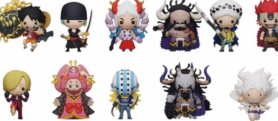 One Piece - Series 05 3D Figural Foam Bag Clip Blind Bag (Display of 24)