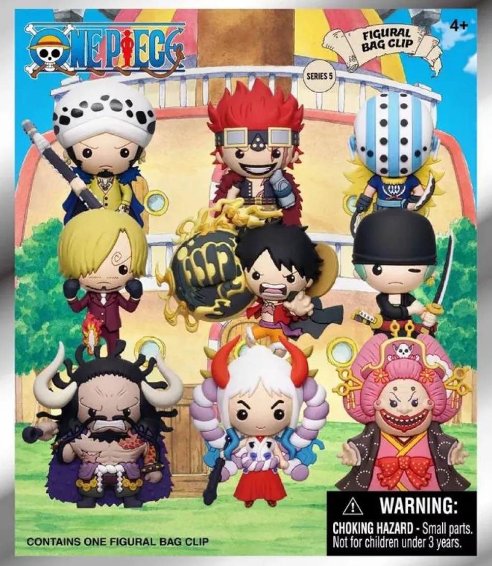 One Piece - Series 05 3D Figural Foam Bag Clip Blind Bag (Display of 24)