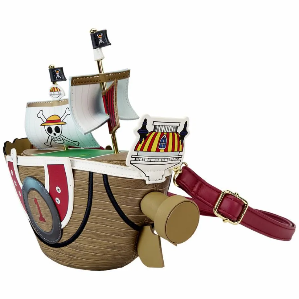 One Piece - Thousand Sunny Ship 7" Faux Leather Crossbody Bag