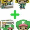 One Piece Pop! Vinyl 2-Shot - Armored Chopper & Chopperemon Flocked Pop! Vinyl Bundle