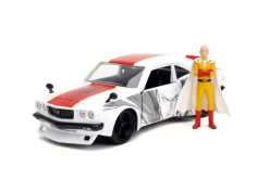 One Punch Man - Saitama & 1974 Mazda RX-3 1/24th Scale Die-Cast Vehicle Replica