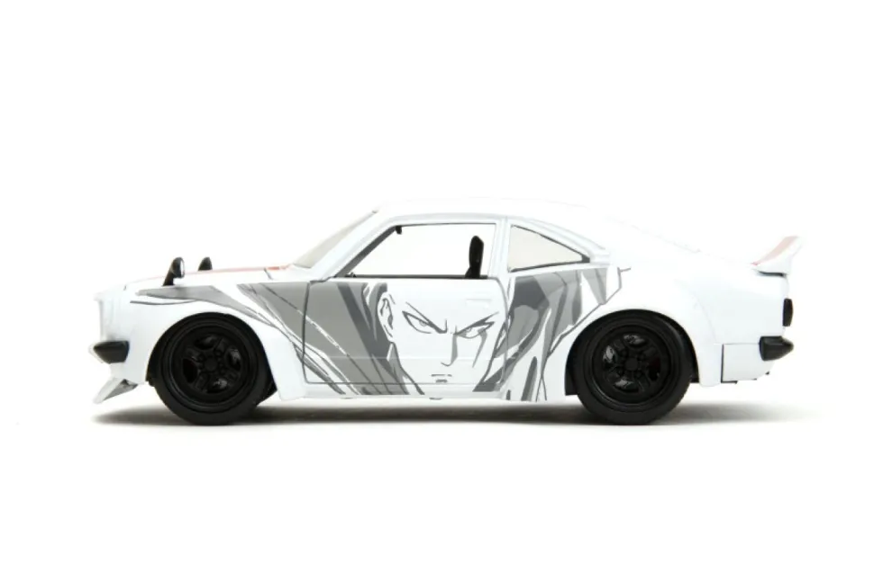 One Punch Man - Saitama & 1974 Mazda RX-3 1/24th Scale Die-Cast Vehicle Replica