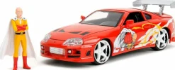 One Punch Man - Saitama & 1995 Toyota Supra 1/24th Scale Die-Cast Vehicle Replica