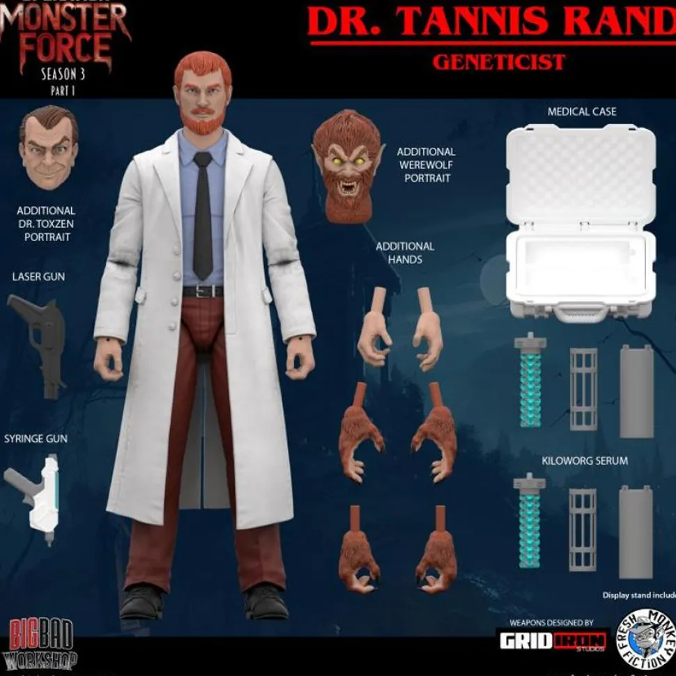 Operation: Monster Force - Dr Rand 1/12th Scale Action Figure (Season 03)
