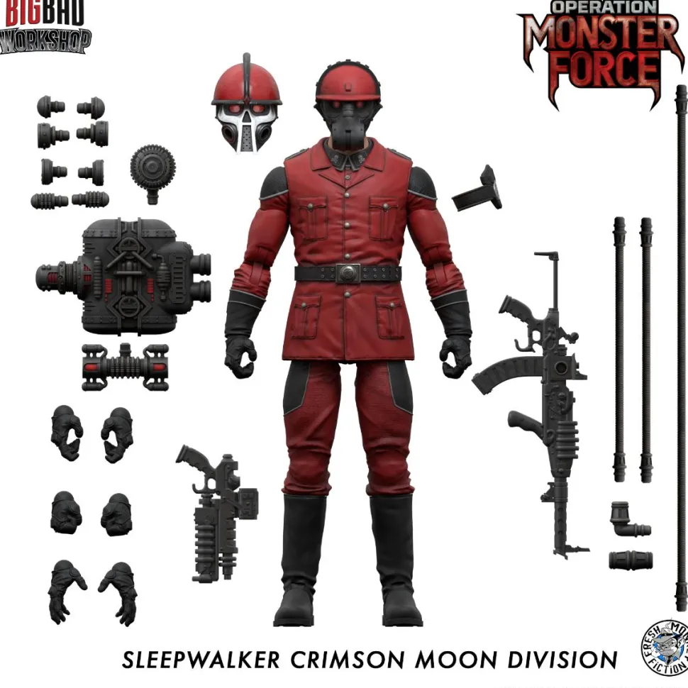 Operation: Monster Force - Sleepwalker Crimson Moon Division 1/12th Scale Action Figure