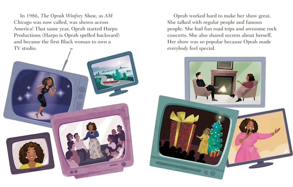 Oprah Winfrey - Little Golden Book Biography Hardcover Book