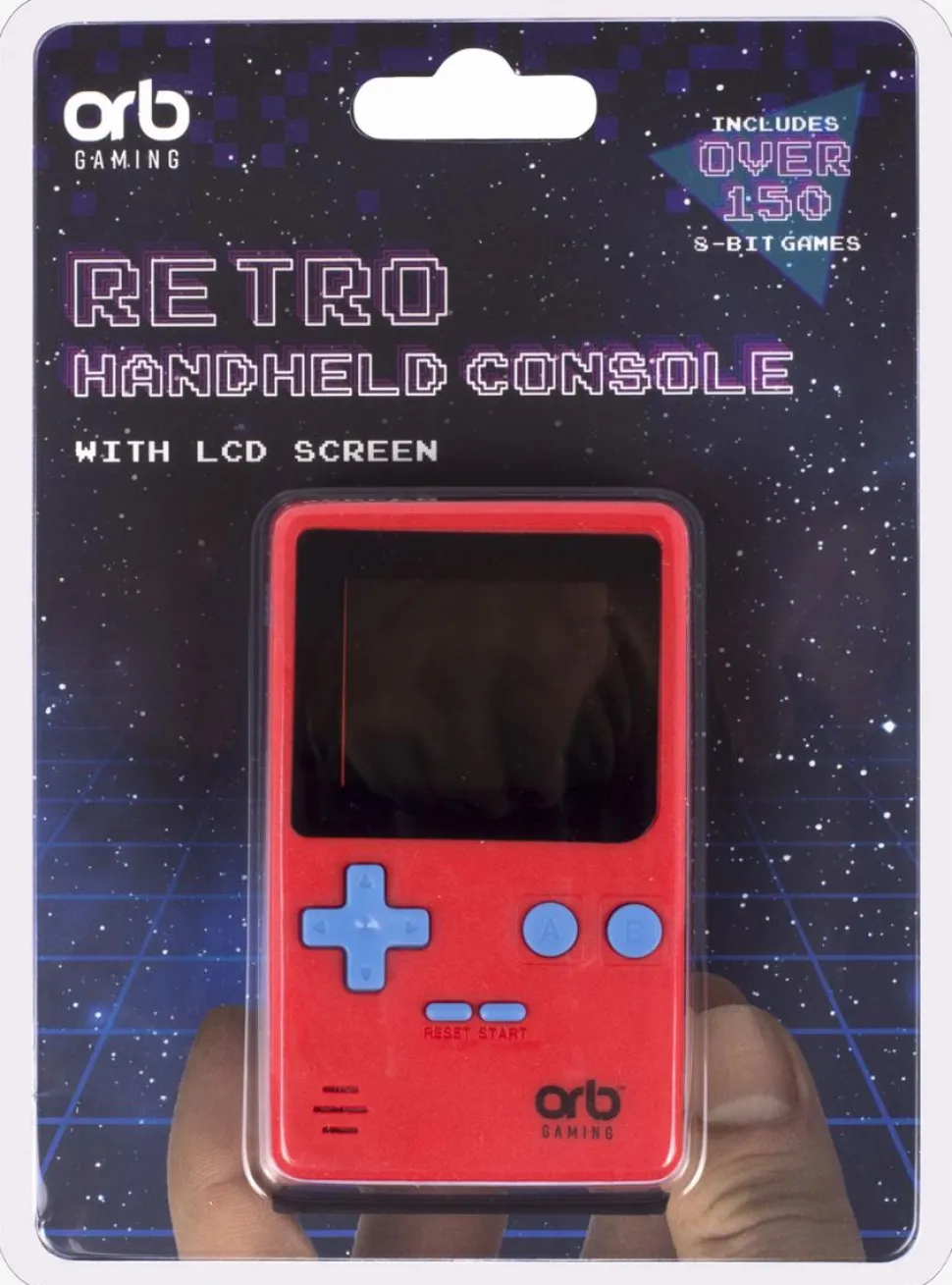 Orb - Retro Mini Arcade Handheld Console Game (150-in-1)
