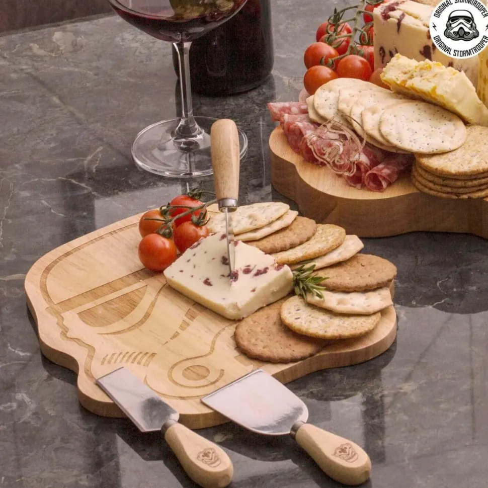 Original Stormtrooper - Wooden Cheese Board & Knife Set