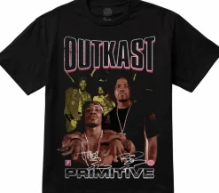 Outkast - Outkast x Primitive Headline Black T-Shirt