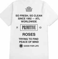 Outkast - Outkast x Primitive Stripes White T-Shirt