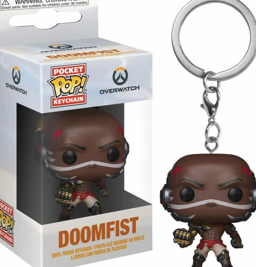 Overwatch - Doomfist Pocket Pop! Vinyl Keychain