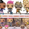 Overwatch - Sombra, Zarya , Junkrat & Mercy Glow in the Dark Pop! Vinyl Figure 4-Pack