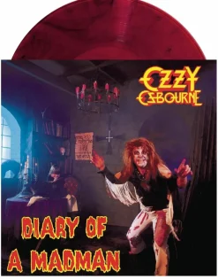 Ozzy Osbourne - Diary Of A Madman LP Vinyl Record (Red & Black Swirl Coloured Vinyl)