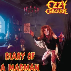 Ozzy Osbourne - Diary Of A Madman LP Vinyl Record (Red & Black Swirl Coloured Vinyl)