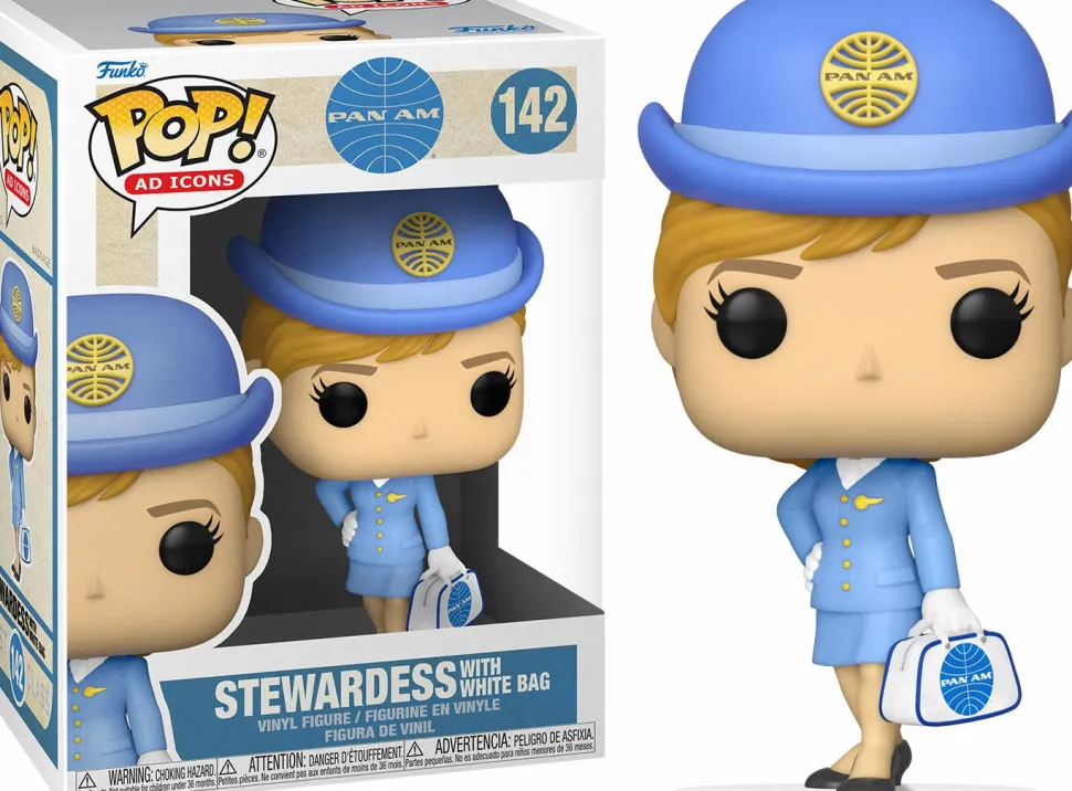Pan Am - Stewardess with White Bag Pop! Vinyl Figure