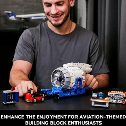 Pantasy - Aircraft Engine Maintenance Workshop Joyride Series Building Block Construction Set (1815 Pieces)