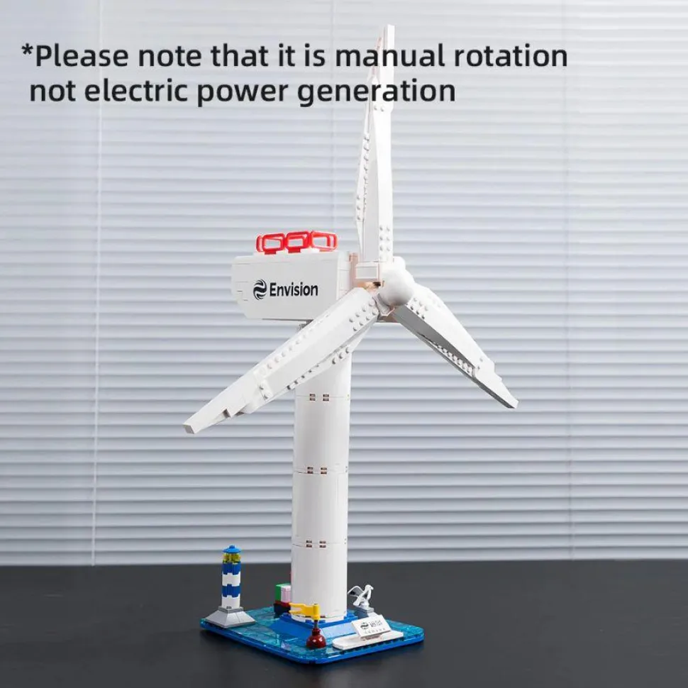 Pantasy - Envision Wind Turbine Joyride Series Building Block Construction Set (463 Pieces)