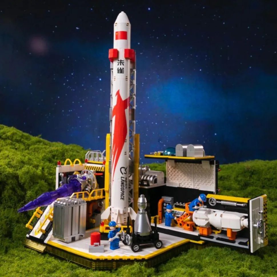 Pantasy - Landscape Rocket Dreamworks Joyride Series Building Block Construction Set (1284 Pieces)