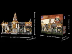 Pantasy - Steampunk Train Station Joyride Series Building Block Construction Set (2788 Pieces)