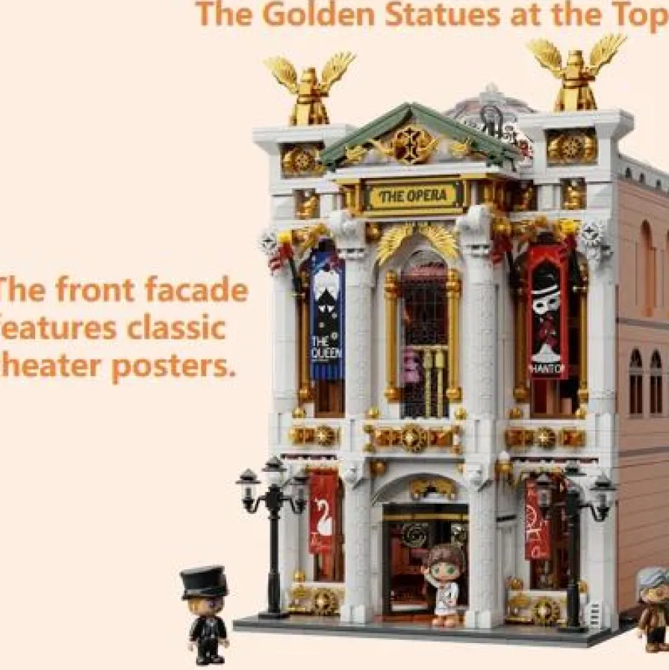Pantasy - The Opera Retro Series Building Block Construction Set (3700 Pieces)