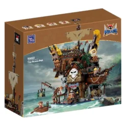 Pantasy - The Pirate's Pub Retro Series Building Block Construction Set (2858 Pieces)