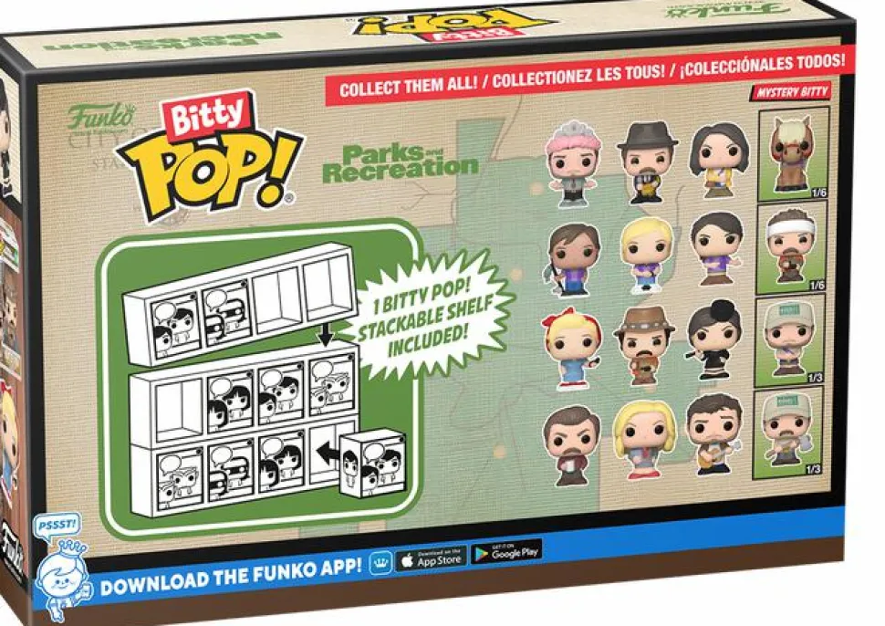 Parks & Recreation - Ann, Leslie, April (Goddess) & Mystery Bitty Pop! Vinyl Figure 4-Pack