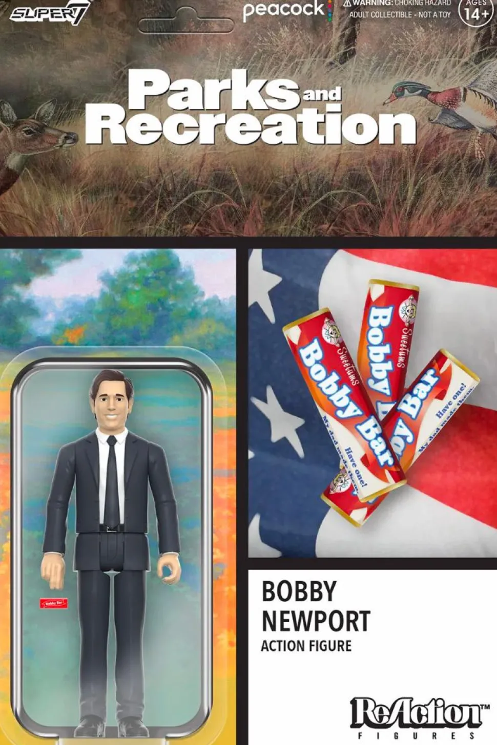 Parks and Recreation - Bobby Newport ReAction 3.75" Action Figure