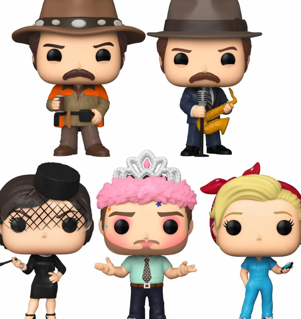 Parks and Recreation - Dukes of Pawnee Pop! Vinyl Bundle (Set of 5)