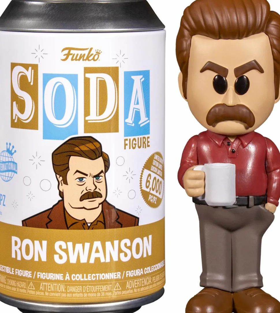 Parks and Recreation - Ron Swanson SODA Vinyl Figure in Collector Can (International Edition)